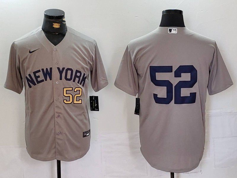 Men New York Yankees #52 No Name Nike Game 2024 MLB Jersey style 7241->new york yankees->MLB Jersey